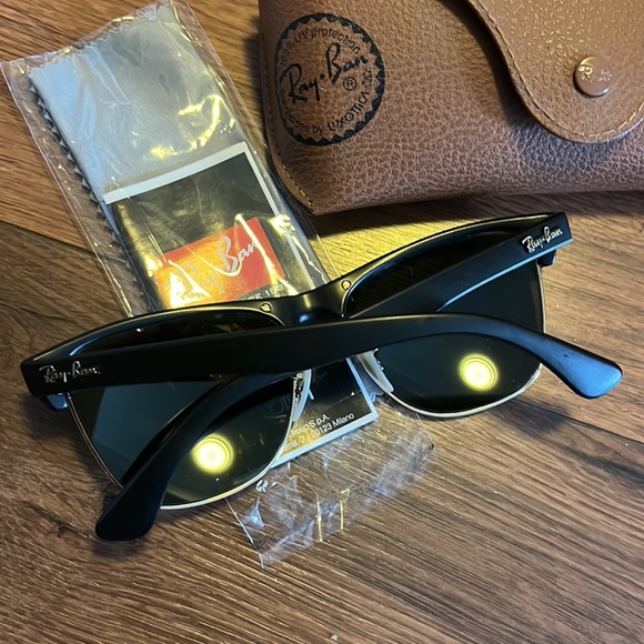 New*Ray-Ban CLUBMASTER OVERSIZED - Picture 3 of 9